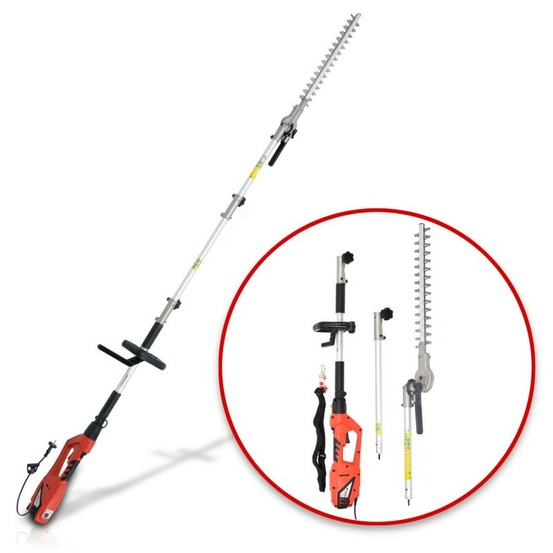 Hecht jardin 695 Taille haies telescopique electrique 900W pour arbustes et buissons