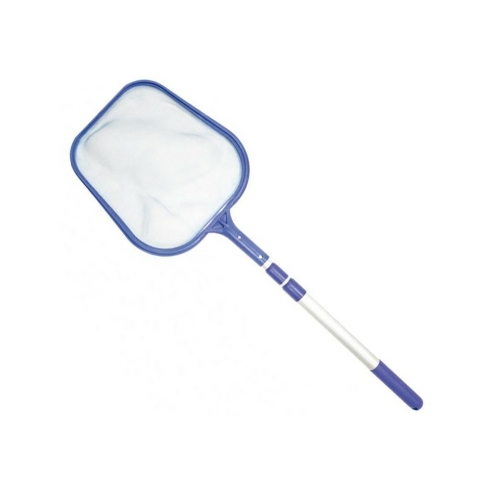 H 060307 épuisette de piscine filet à feuille avec manche télescopique jusqu’à 1,5m