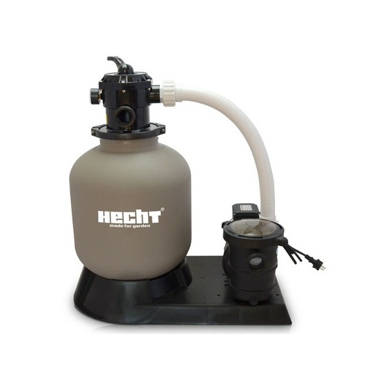 H 302016 système de filtre à sable de piscine débit max.14,4 m3/h 550 w capacité de sable 45kg