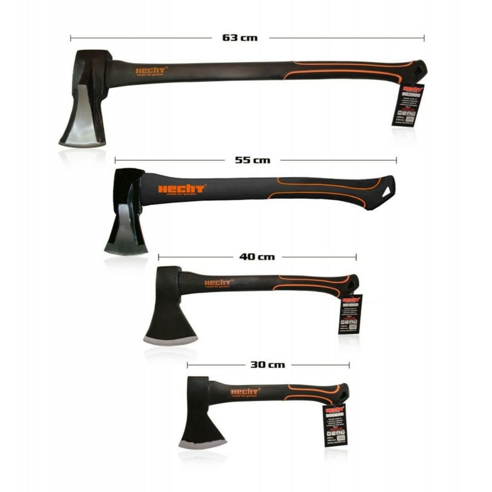 H set avec 4 haches merlin a fendre hachette 30-40-55-63 cm longue nr. 8