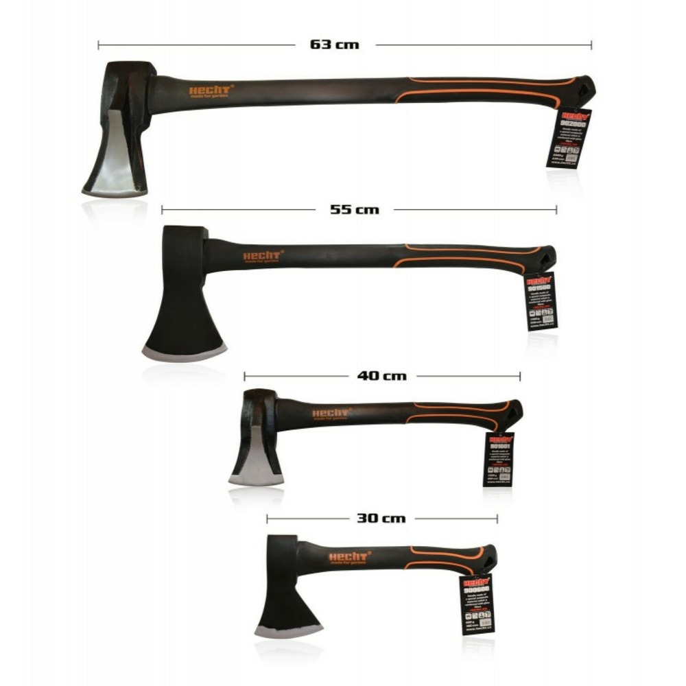 H set avec 4 haches merlin a fendre couperet hachette 30-40-55-63 cm nr. 3