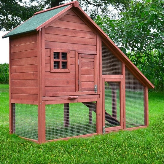 Cage clapier enclos lapin petits animaux 140 x 120 x 55 cm modele : 032 ferme