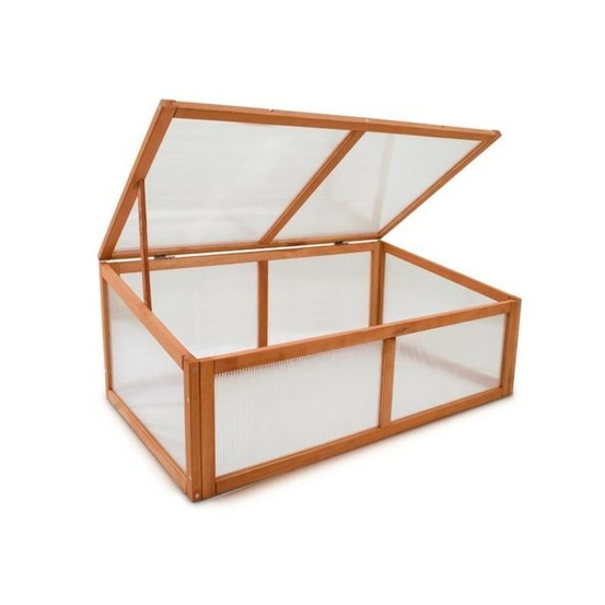 Serre en bois jardin chassis de couche herba 100 x 40 x 60 cm