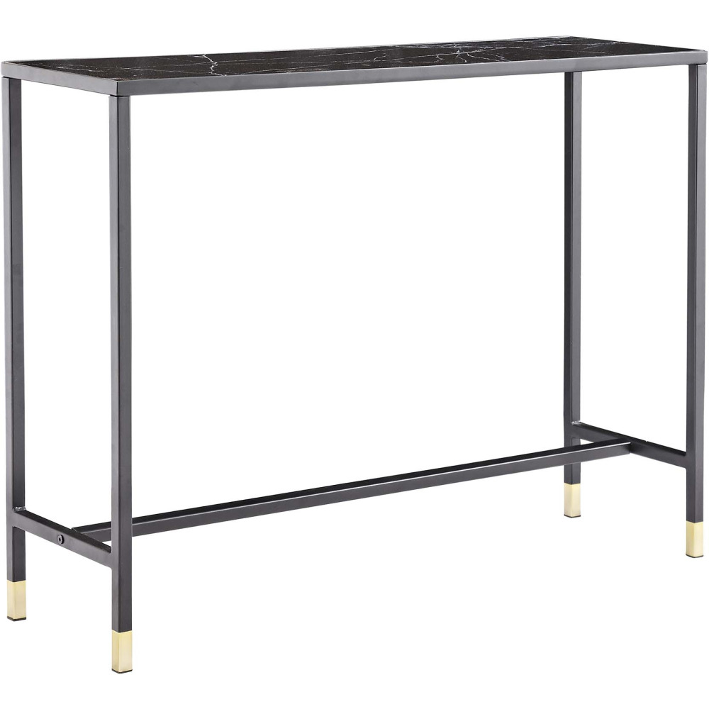 Console en acier et verre dipp