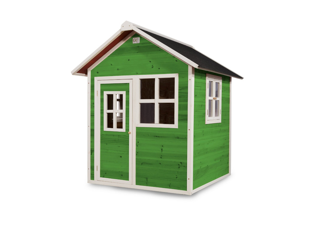Maisonnette en bois pour enfants loft 100 vert