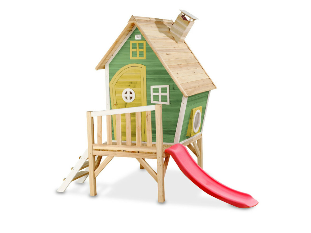 Maisonnette en bois pour enfants fantasia 300 vert