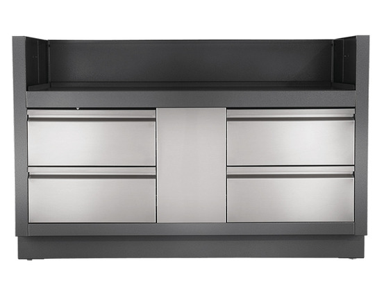 Meuble de cuisine extérieure oasis pour barbecues encastrés prestige bipro825