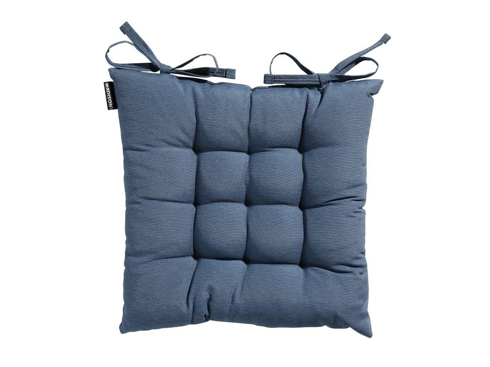 Galette de chaise de jardin toscane panama safier blue 46 x 46 cm