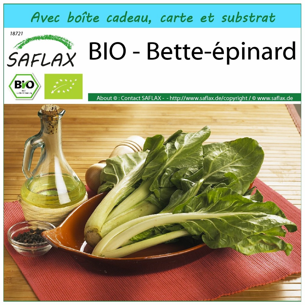 Ensemble-cadeau - bio - bette-épinard - 150 graines - beta vulgaris subsp. Vulgaris