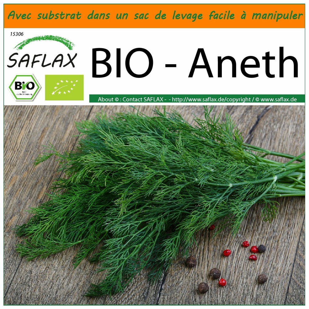 Jardin dans le sac - bio - aneth - 700 graines  - anethum graveolens