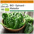 Jardin dans le sac - bio - epinard - matador - 300 graines  - spinacia oleracea
