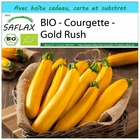 Kit cadeau - bio - courgette - gold rush - 5 graines  - cucurbita pepo var. Cylindrica