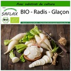 Bio - radis - glaçon - 100 graines - avec substrat - raphanus sativus