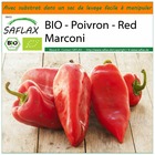 Jardin dans le sac - bio - poivron - red marconi - 20 graines  - capsicum annuum