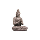 Bouddha en fibres kwan yin assis extérieur 44 x 36 x 59 cm