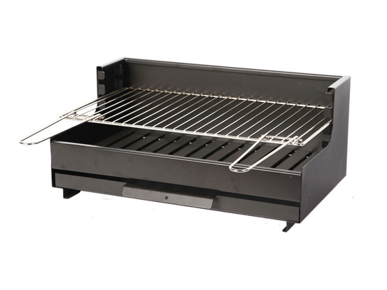 Barbecue charbon original vulcain acier 54 x 32 cm