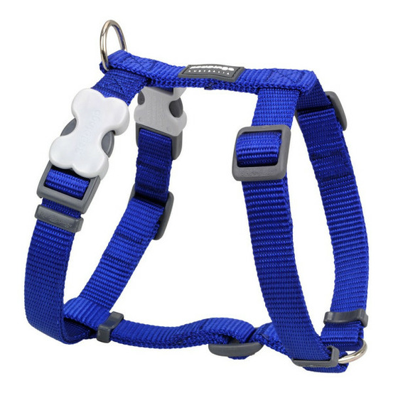 Harnais pour chien lisse 30-48 cm bleu foncé