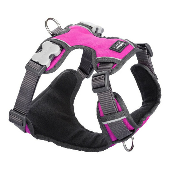Harnais pour chien rembourré fuchsia taille xs