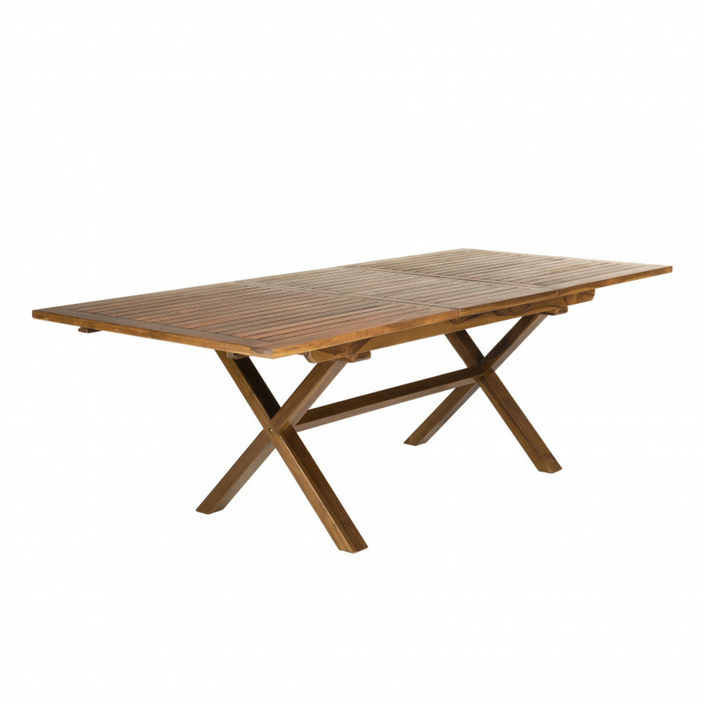 Table jardin teck huilé extensible 8/10 personnes l240