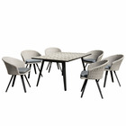 Table de jardin et chaises en carreaux de ciment 4/6 personnes