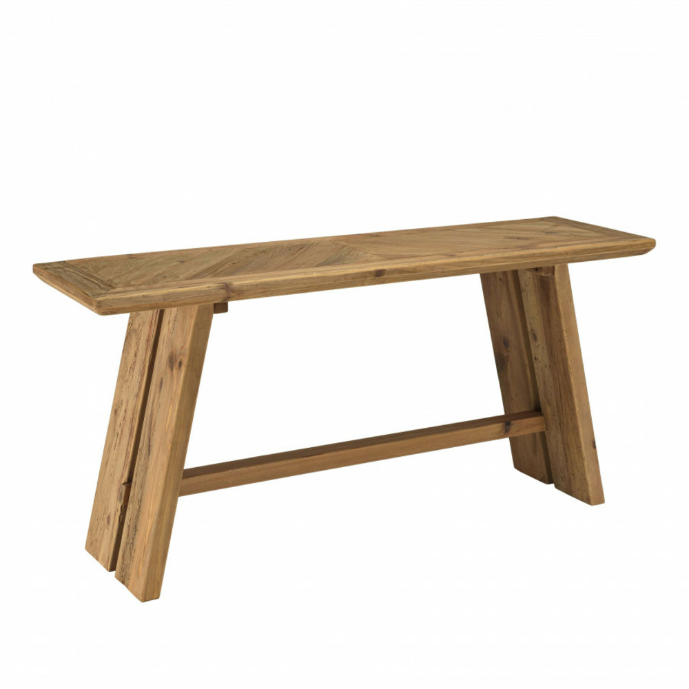 Console 160x45cm bois pin recyclé