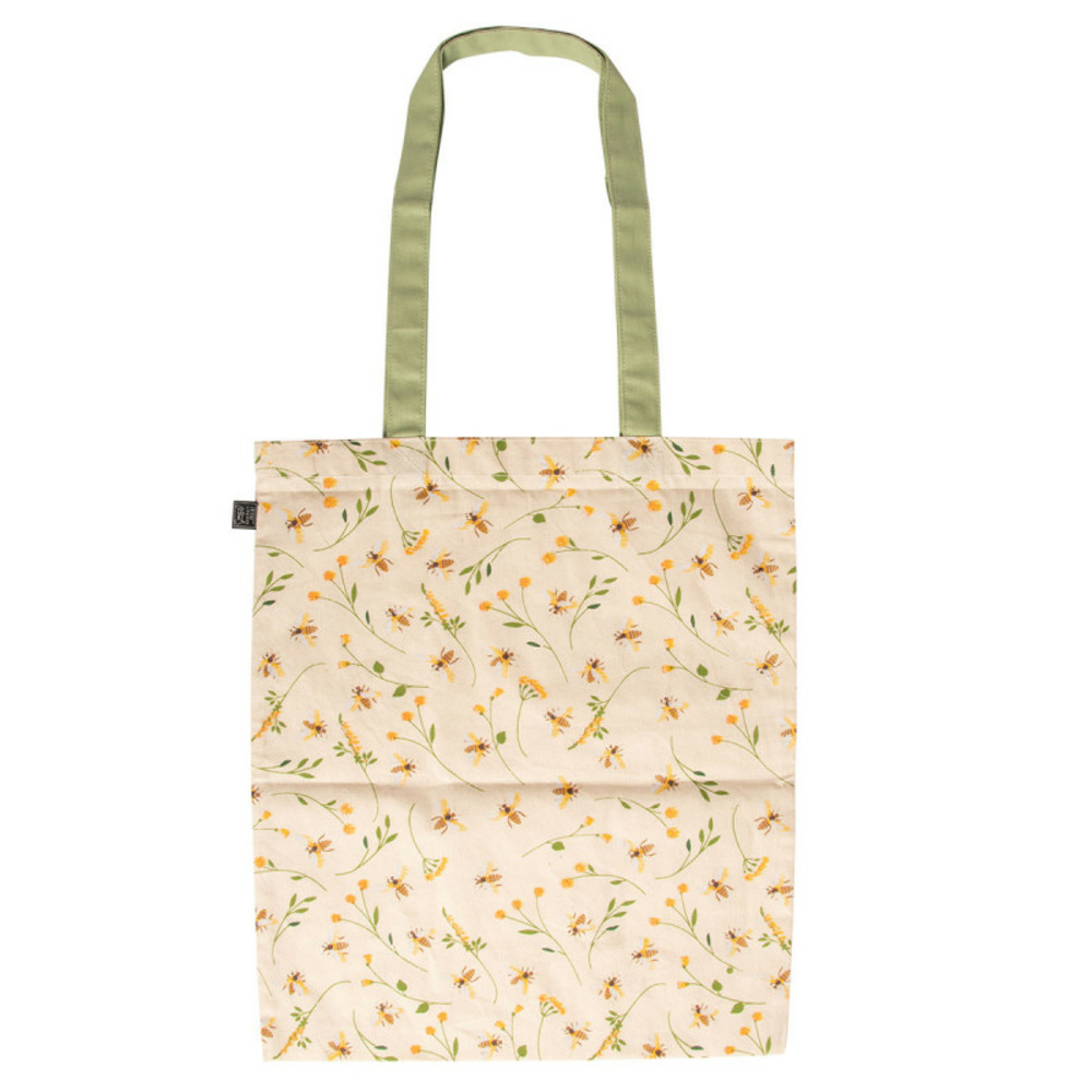 Tote bag imprimé abeilles