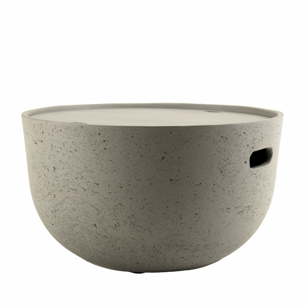 Table basse de jardin ronde en béton d58 cm