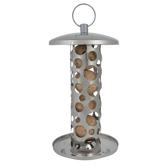 Distributeur boules de graisse inox oiseaux 27cm