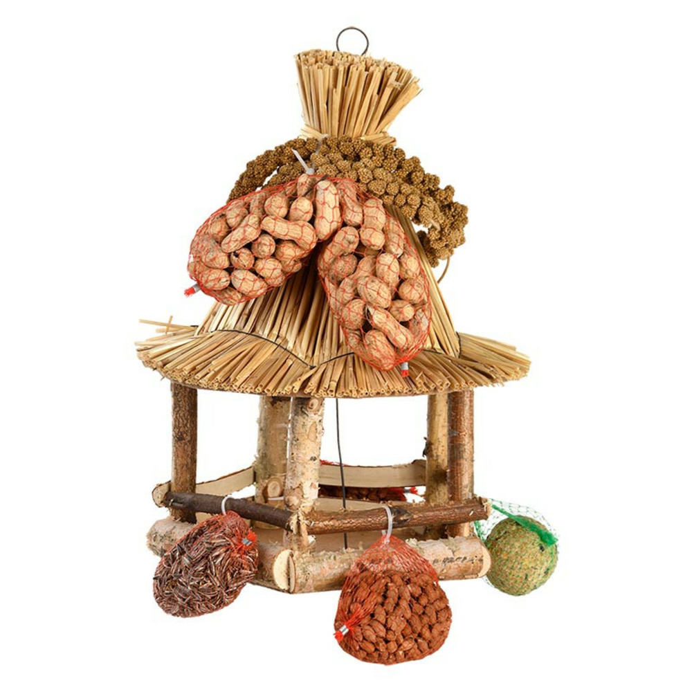 Mangeoire en paille à suspendre