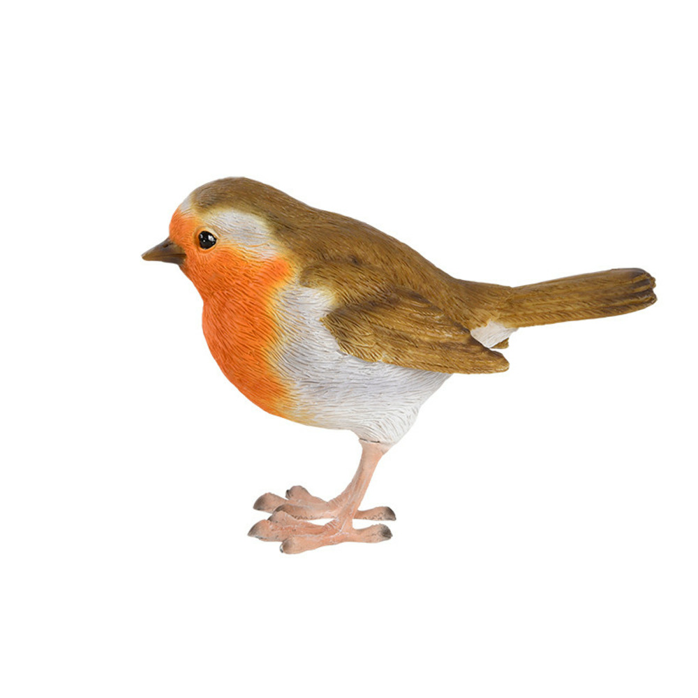 Rouge-gorge 11cm décoration résine