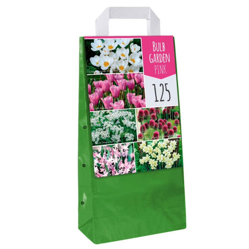 Mix de 125 bulbes roses pour le jardin