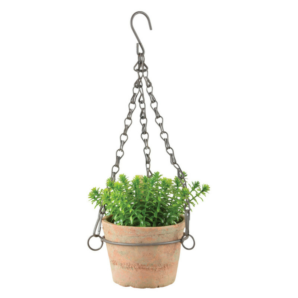 Pot suspendu en terre cuite 10 cm