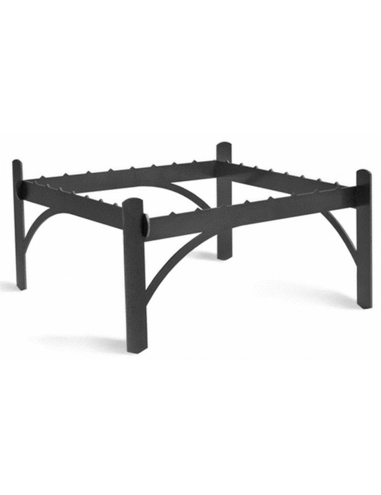 Support faitout pour braséro en acier 40x40cm