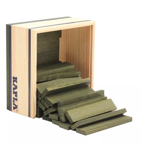 Carré 40 kapla vert