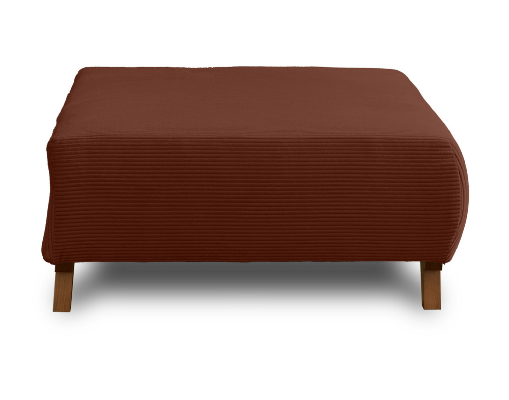 Cristal - pouf modulable - 95 cm - en velours côtelé