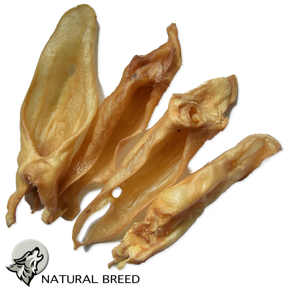 Oreille d'agneau avec viande, friandise naturelle pour chien, 1 kg