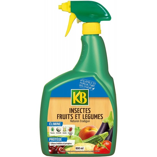 Pulvérisateur insecticide fruits et légumes prêt à l'emploi 800ml ( klegpal )