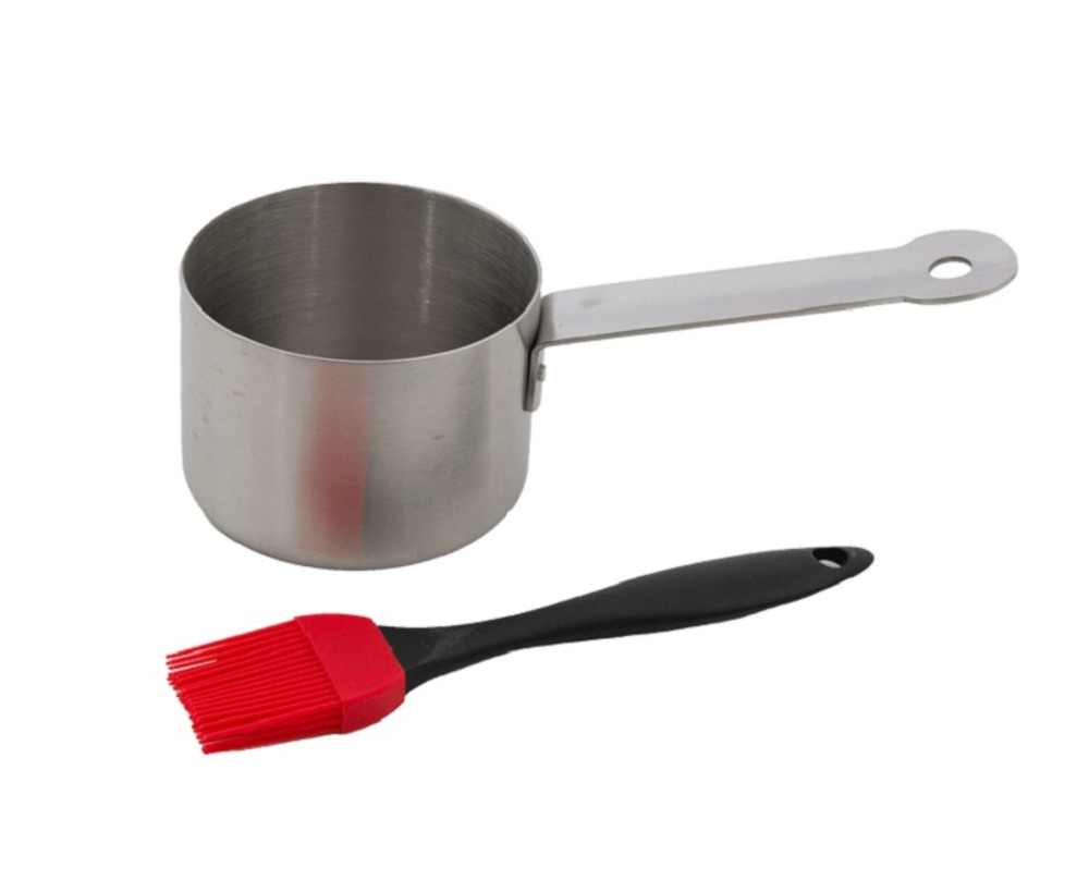 Saucière en inox avec pinceau barbecook