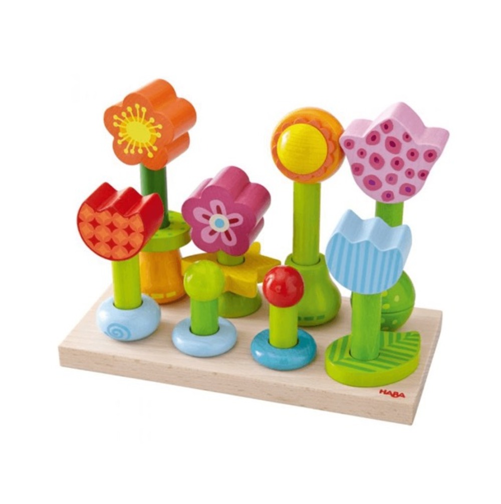 Jeu à enficher jardins de fleurs