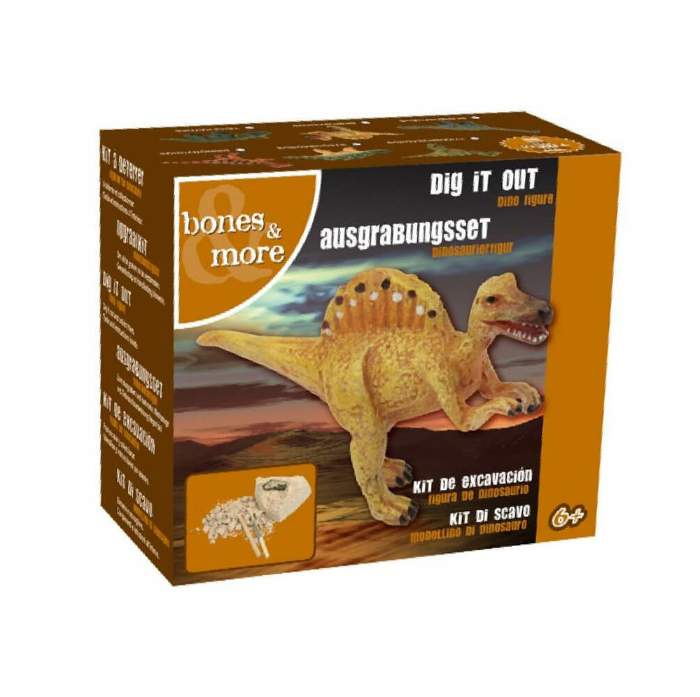 Mini-kit à déterrer squelettes de dinosaures