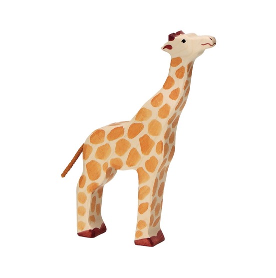 Figurine girafe mangeant