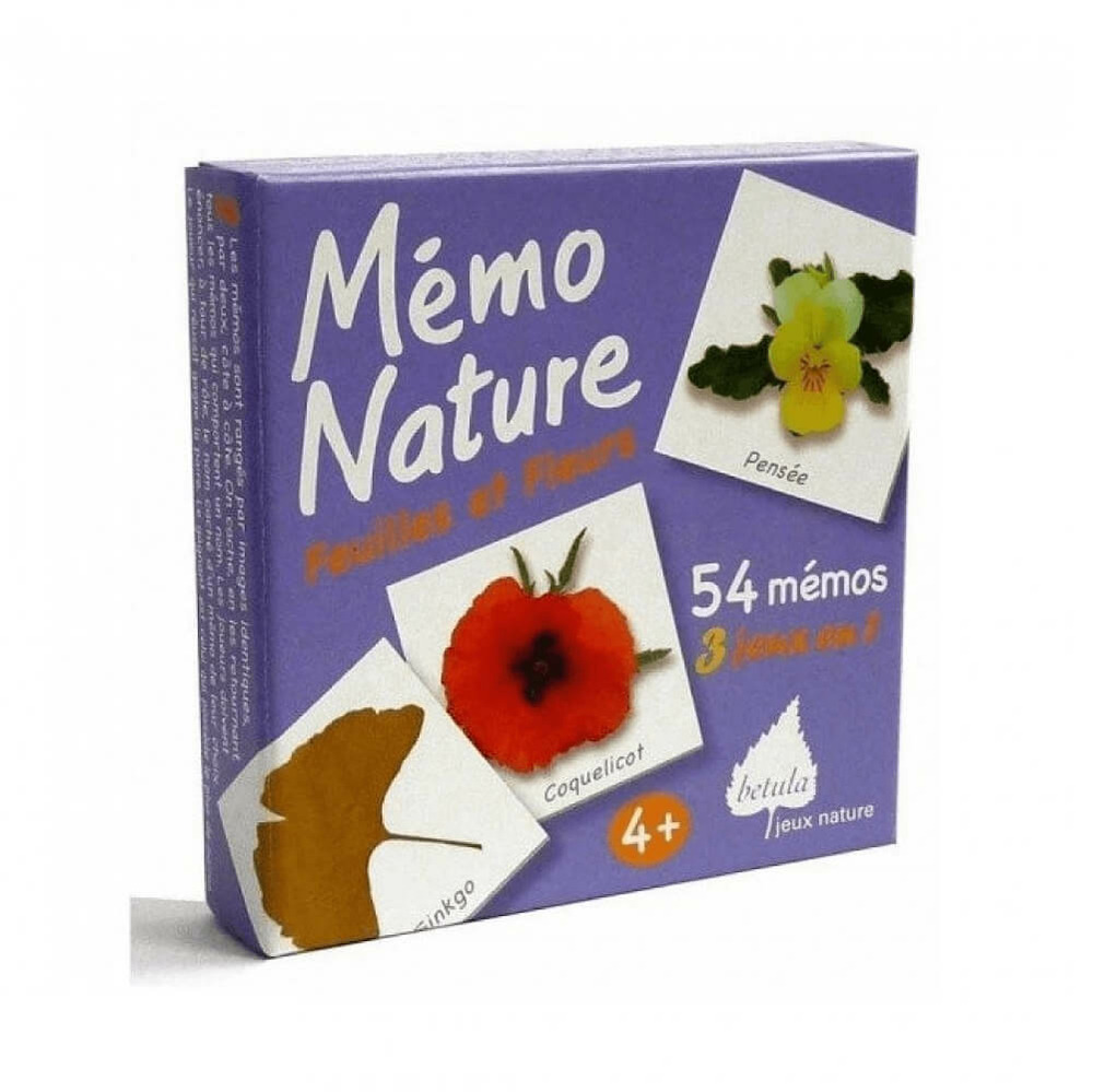 Mémo nature feuilles et fleurs