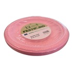 12 assiettes pulpe modèle premium 23 cm - coloris rose