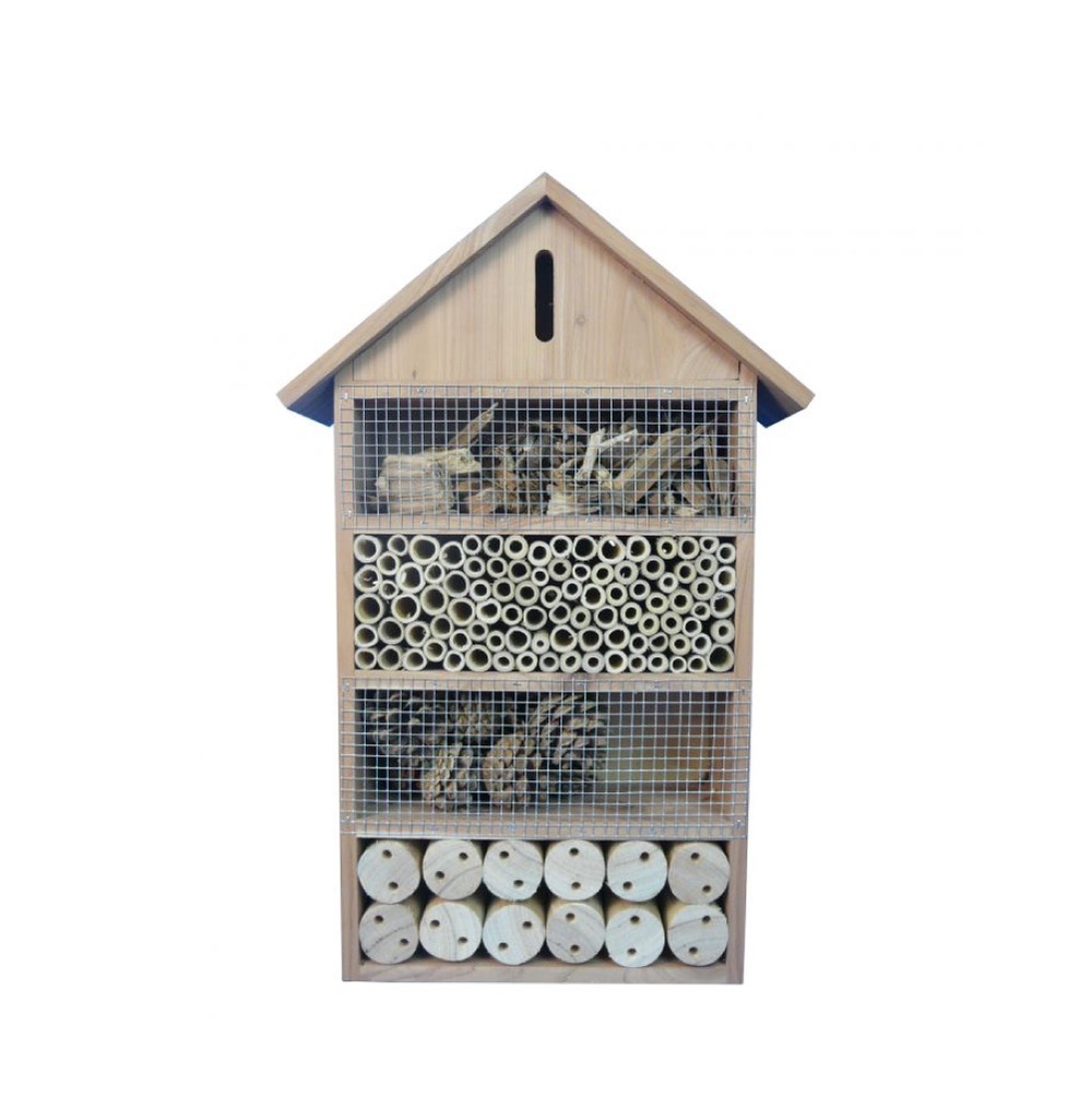 HÃŽtel Ã  insectes en red Cedar 30 X 50 X 10cm