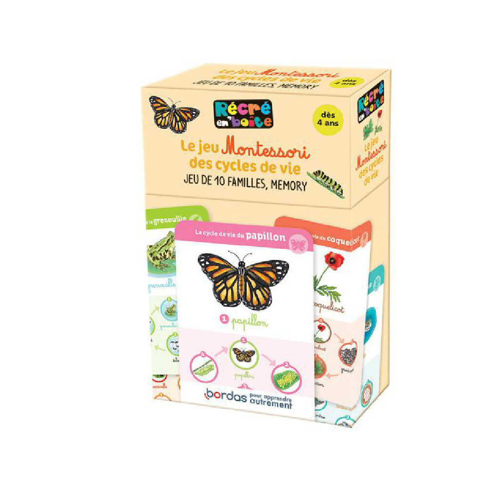 Jeu montessori des cycles de vie