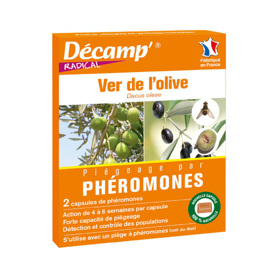 Phéromone contre le ver de l'olive (2 capsules)