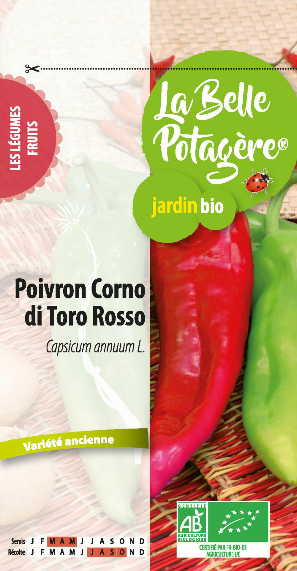 Poivron corno di toro rosso 0.2 g