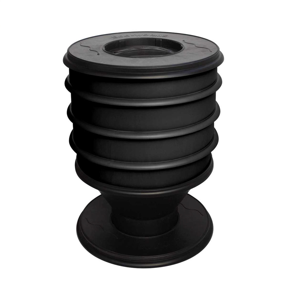 Lombricomposteur eco-worms coloris noir