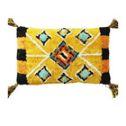 Coussin berbere color - 30 x 50 cm - jaune