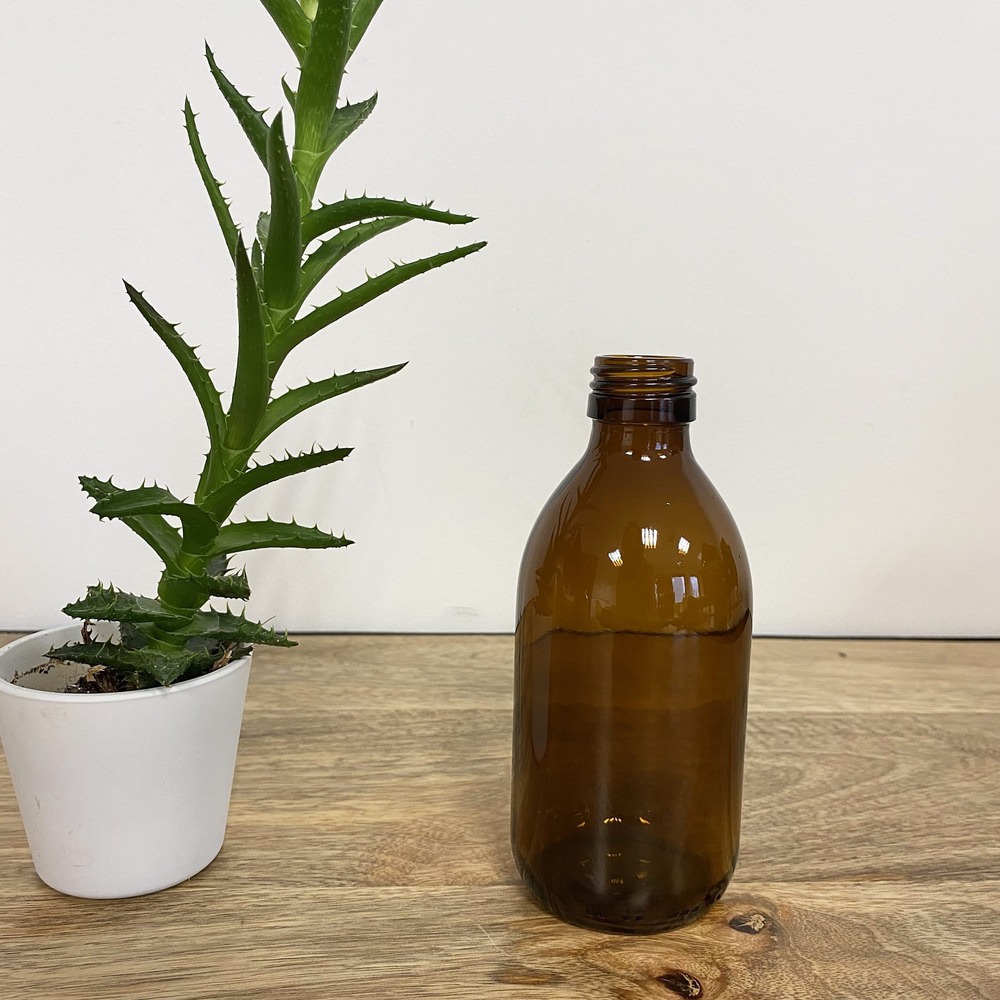 Flacon en verre 250 ml - 6 coloris au choix